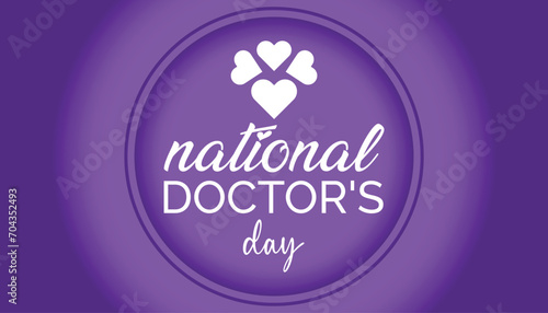 Wallpaper Mural National Doctors' Day is observed every year in March. Holiday, poster, card and background vector illustration design. Torontodigital.ca