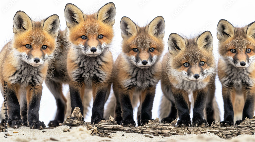 group of fox