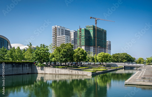 Photography Modern business office building outdoor
