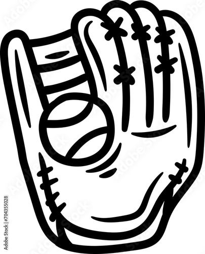 Baseball Gloves Doodle