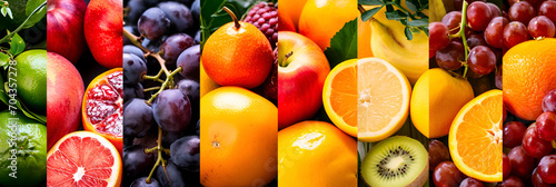 Green vitamin fruit kiwi drop strawberry water fresh food healthy background generative ai photo
