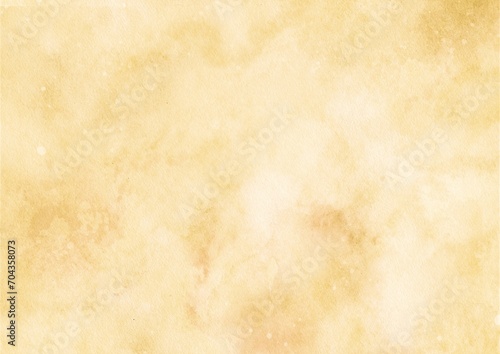 Abstract orange painted watercolor paper background texture, pastel watercolor design with digital painted for template