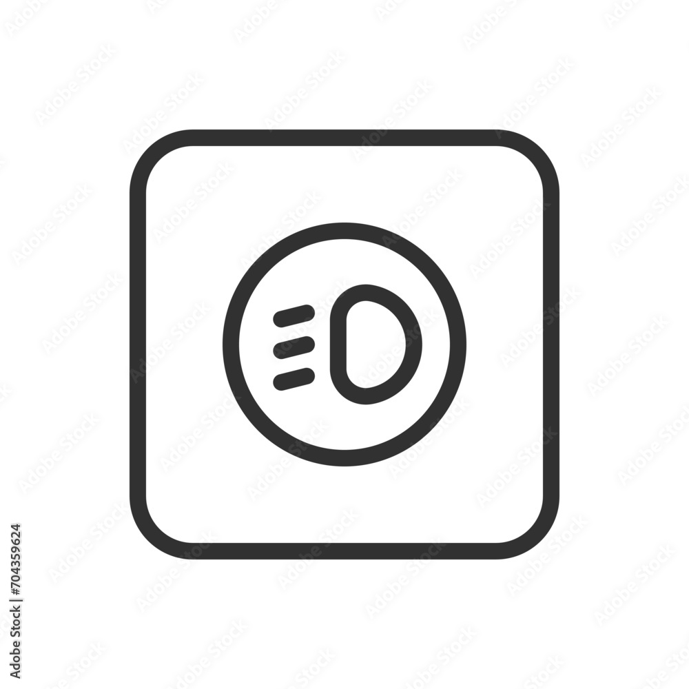 Short light dashboard sign. Modern, simple flat vector illustration for web site or mobile app Short light dashboard sign. Modern, simple flat vector illustration for web site or mobile app