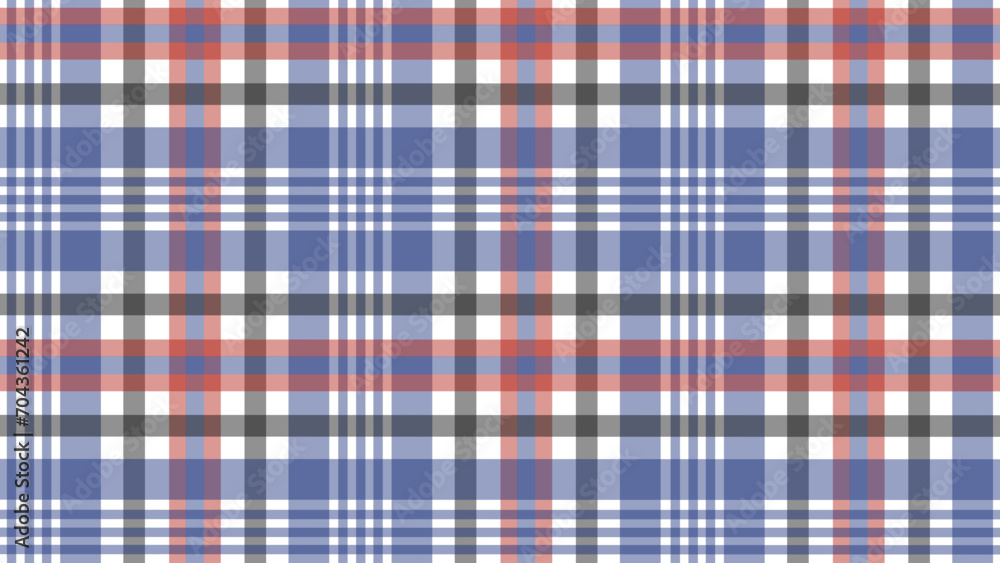 Blue and red plaid fabric texture background Blue and red plaid fabric texture background