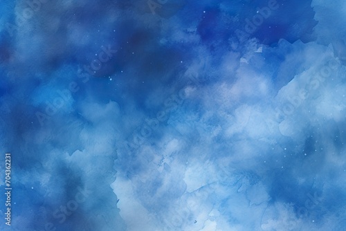 Intense blue water color texture with brushstrokes Background image made with AI  BLUE ABSTRACT BG
