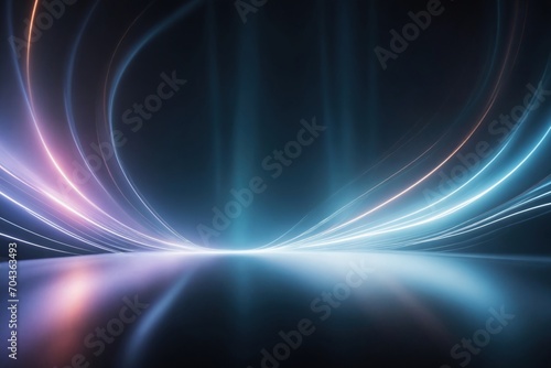 Abstract glowing line background