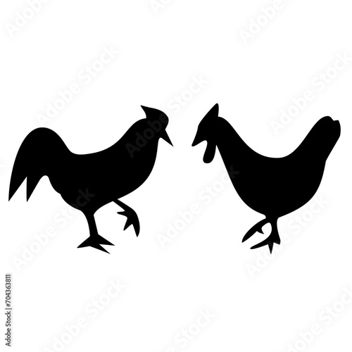chicken in the pasture