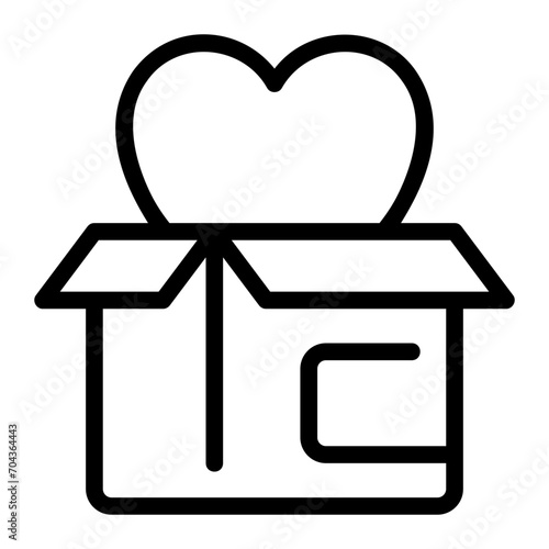 surprise line icon