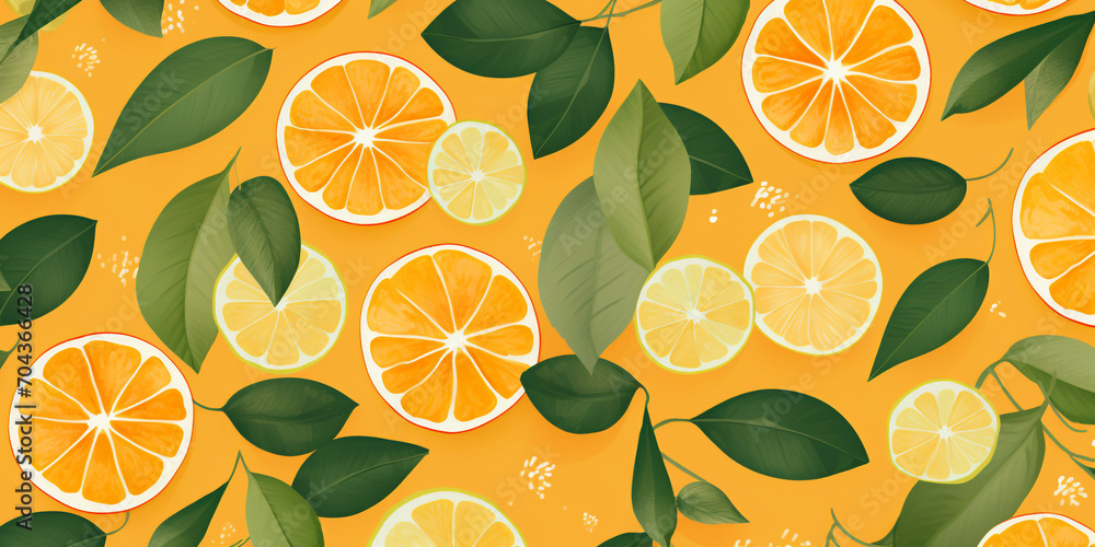 Citrus background pattern Citrus background pattern