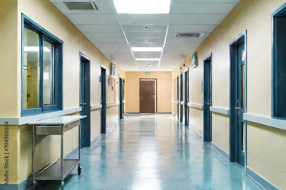 background of corridor in hospital or clinic image background of corridor in hospital or clinic image