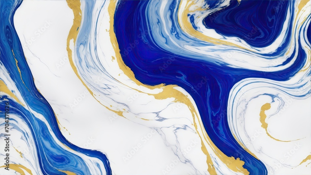 Abstract Indigo, white and gold swirls marble ink painted texture luxury background Abstract Indigo, white and gold swirls marble ink painted texture luxury background