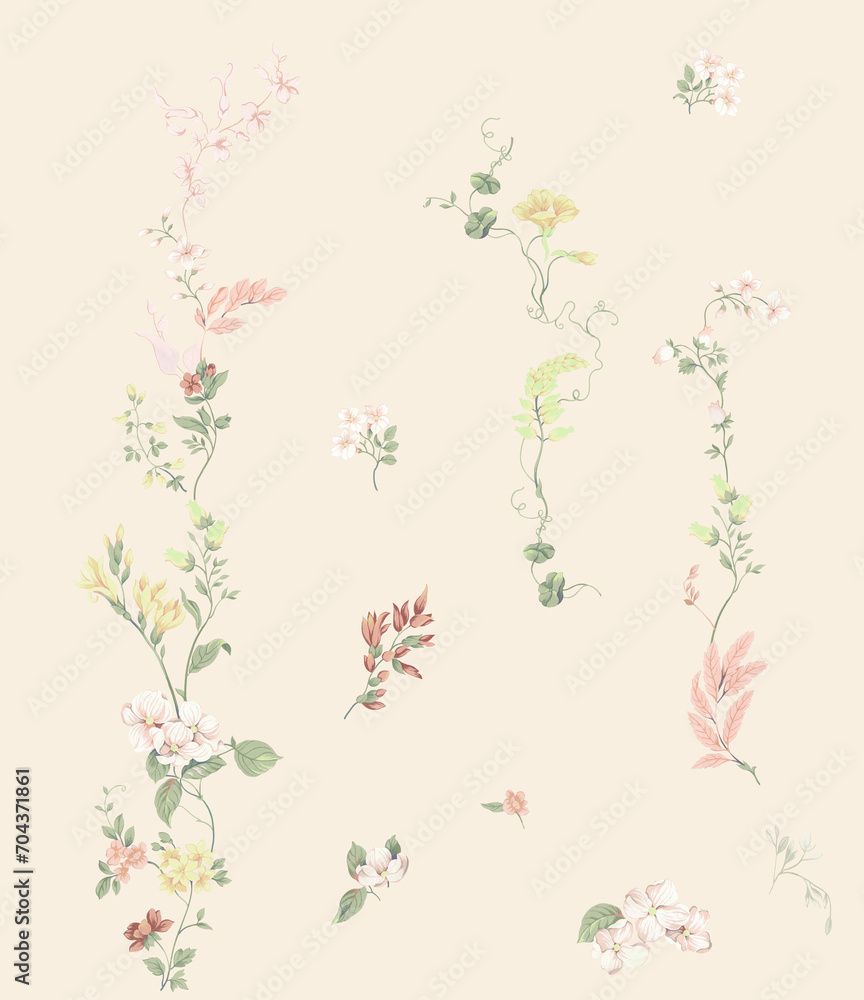 Floral realystic motivation poster in square, blooming beauty, fashion t-shirt design, flowers, colorfull peony message Spring in me, wedding card Floral realystic motivation poster in square, blooming beauty, fashion t-shirt design, flowers, colorfull peony message Spring in me, wedding card