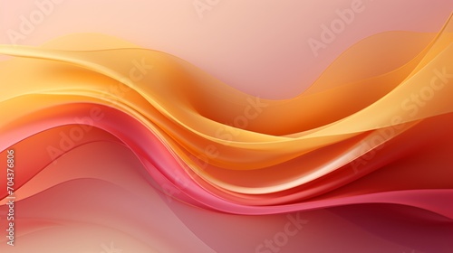 Aesthetic duotone wavy yellow and pink futuristic gradient