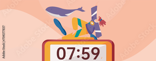 Practicing yoga, physical and mental health, flat vector character concept, operation hand drawn illustration
