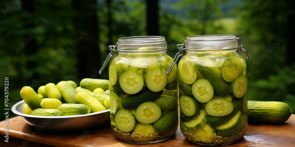 fermenting and preserving cucumber with traditional method in jars brine fermenting and preserving cucumber with traditional method in jars brine