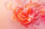abstract pink flower for valentine background.