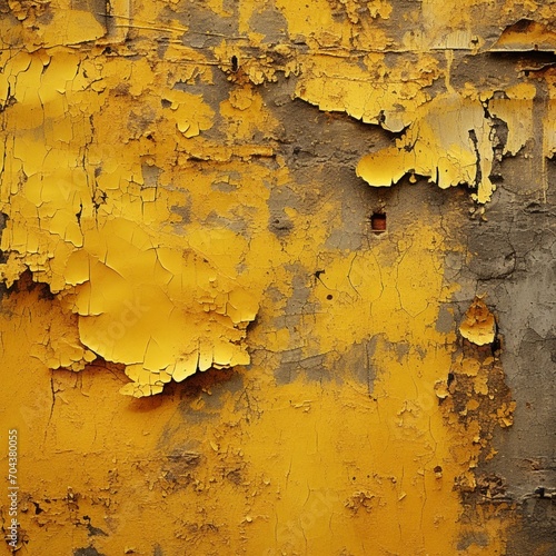 An expansive background of weathered yellow textures, showcasing the intricate details and variations in the surface. © Sajawal