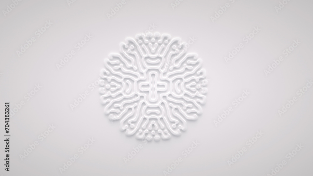 Reaction diffusion organic growing pattern. Cell division. Reaction diffusion organic growing pattern. Cell division.