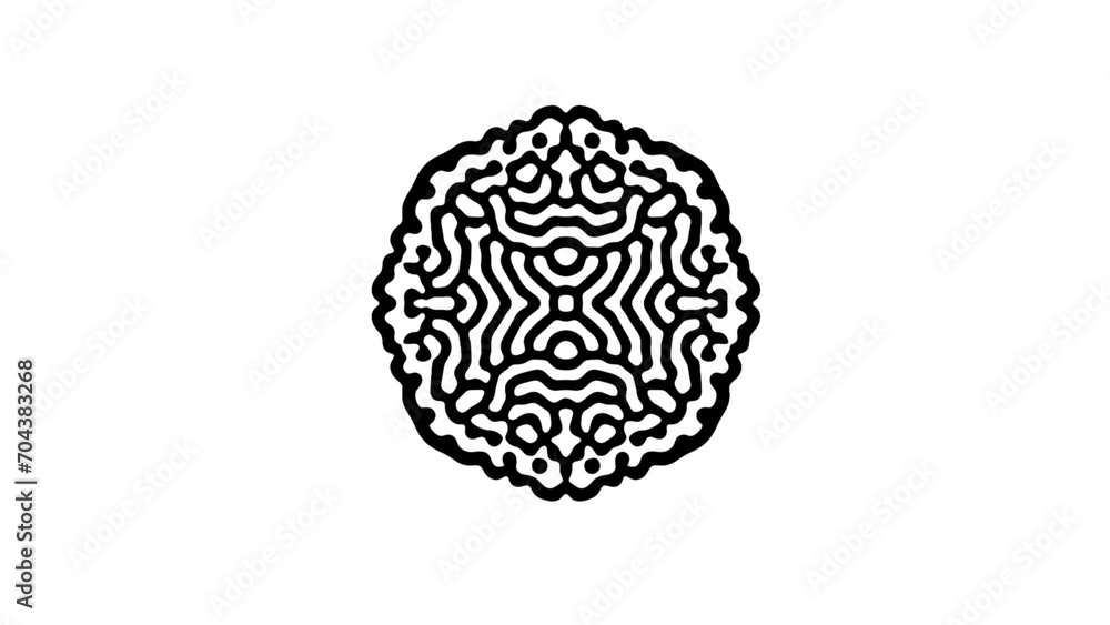 Reaction diffusion organic pattern. Cell division. Reaction diffusion organic pattern. Cell division.