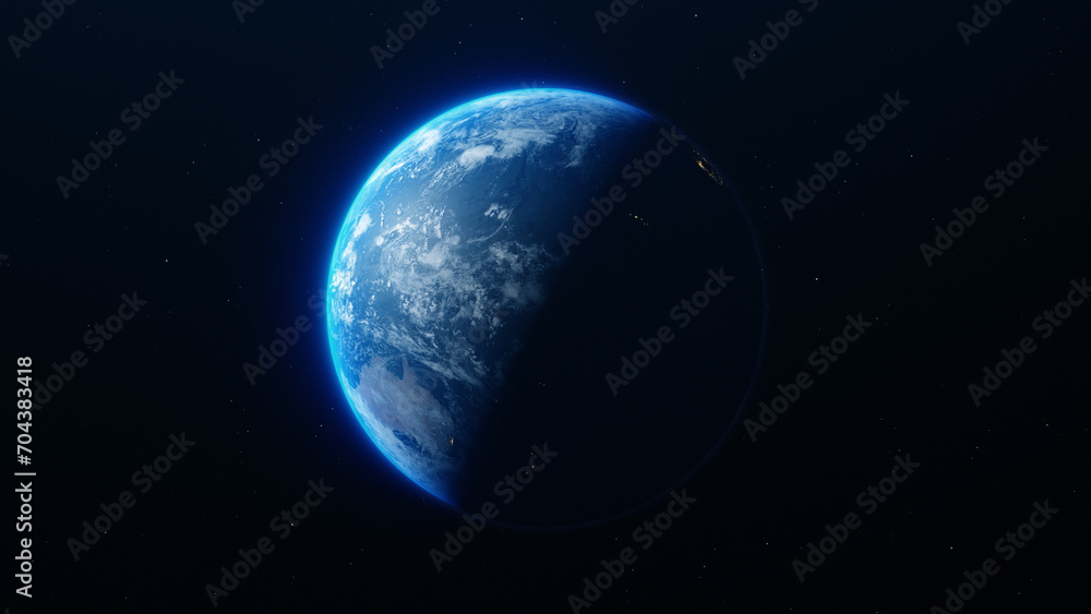 Obraz premium Planet Earth from outer space.