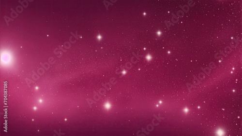 Maroon particles and light abstract background with shining dots stars