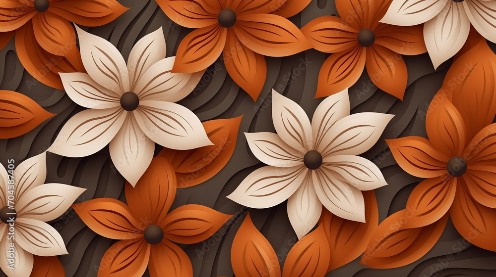 A group of flowers with indian colored petals A group of flowers with indian colored petals