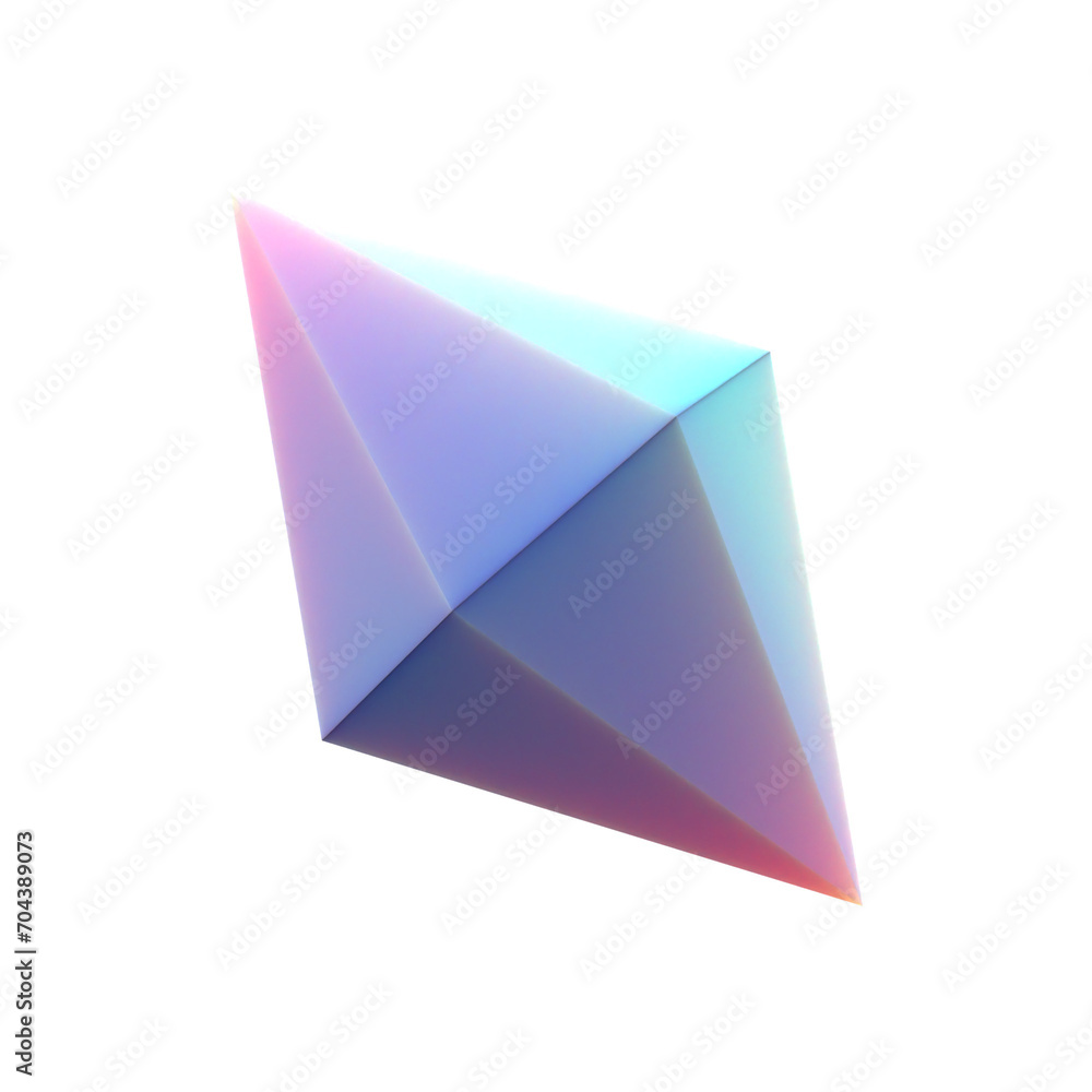 3d gradient geometric abstract sharp cone shape for your design on an isolated background. 3d rendering icon. 3d gradient geometric abstract sharp cone shape for your design on an isolated background. 3d rendering icon.