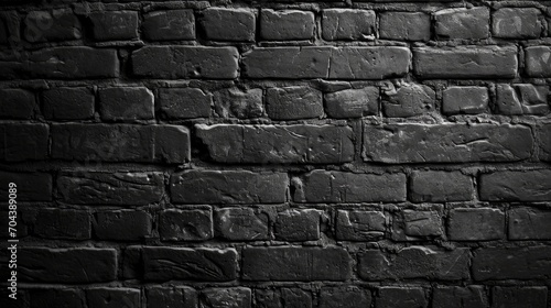 black brick wall textured background