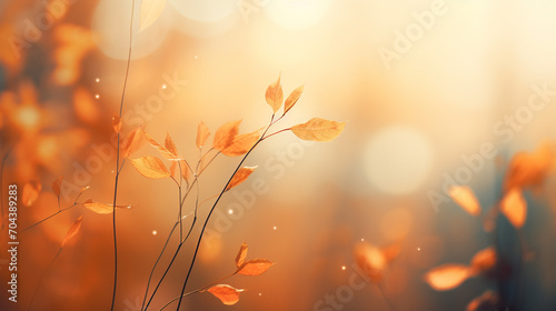 autumn. blurred fall abstract autumnal background © Aura