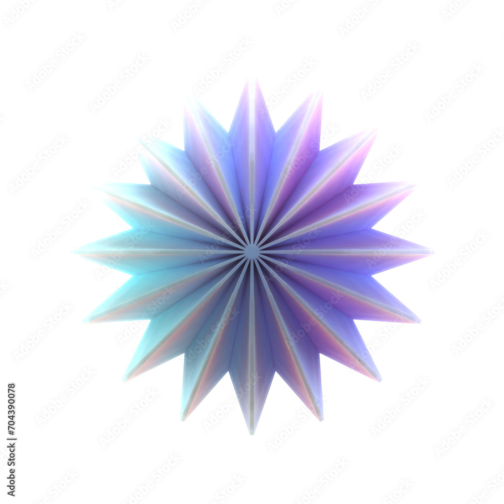 3d gradient geometric abstract sharp patterned sphere shape for your design on an isolated background. 3d rendering icon. 3d gradient geometric abstract sharp patterned sphere shape for your design on an isolated background. 3d rendering icon.