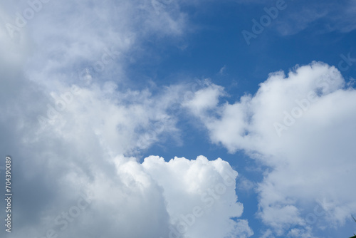 blue sky with cloud, Cloud Background