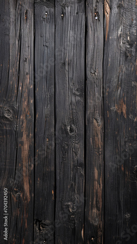 Rustic Charm  Dark Wood Texture Background with Natural Patterns, Retro Plank Wood, and Beautiful Wooden Grain © Saran