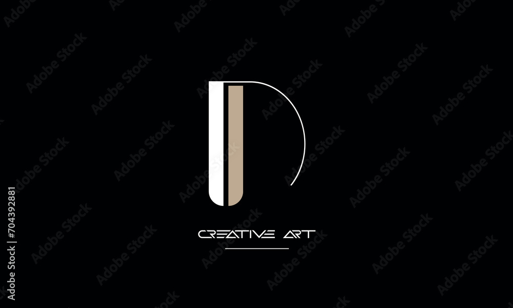 DI, ID, D, I abstract letters logo monogram DI, ID, D, I abstract letters logo monogram