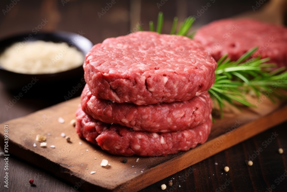 Seasoned Raw Burger Patties Seasoned Raw Burger Patties