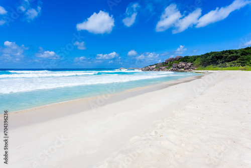 Plage de Grande Anse, la Digue, Seychelles 