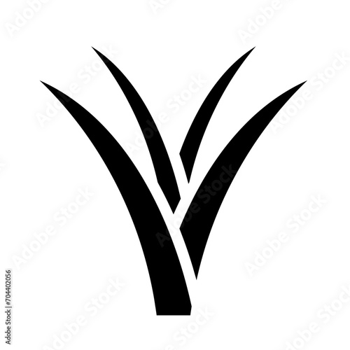 grass silhouettes icon