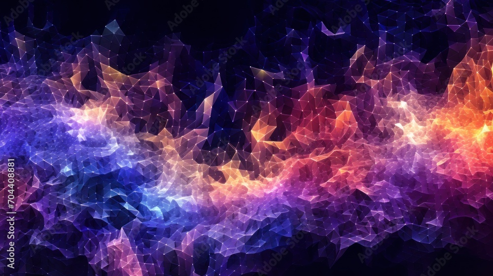 Fototapeta premium Abstraction, colorful neon background