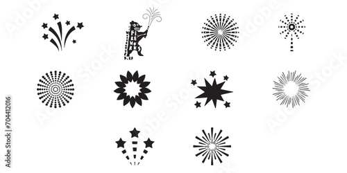 vector graphic pattern fireworks great for creating graphics or stickers