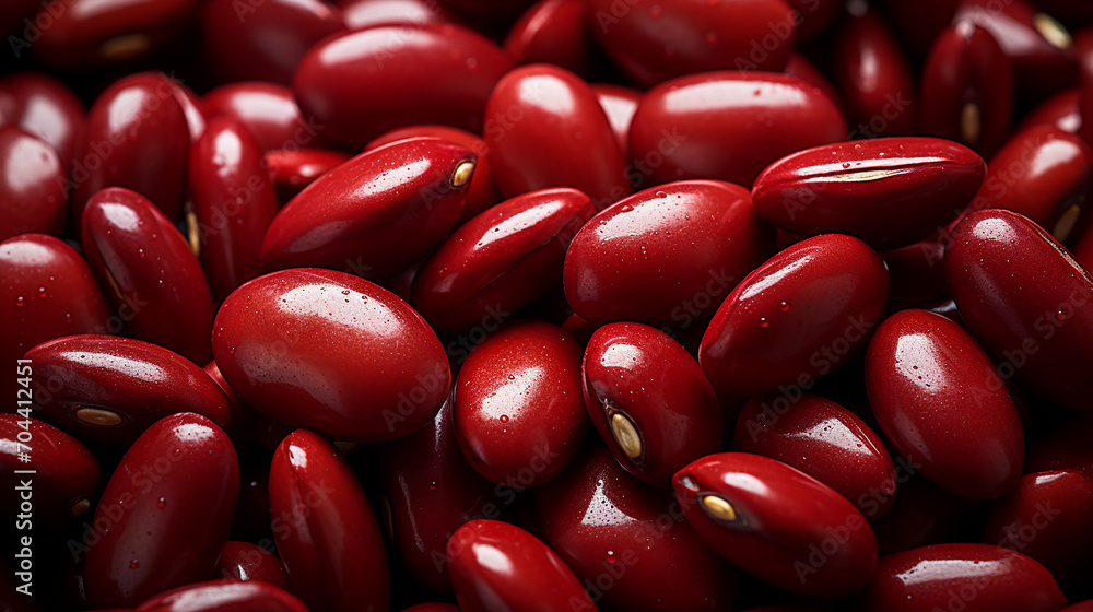 Red beans texture pattern background Red beans texture pattern background