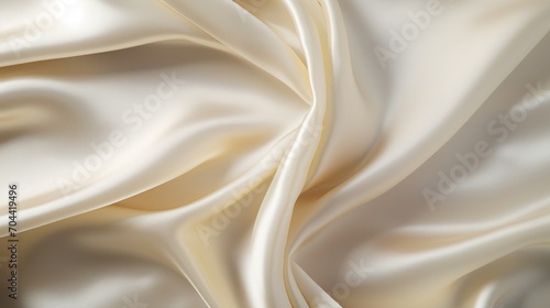 Light pale tender gold white silk satin, copy space, 16:9