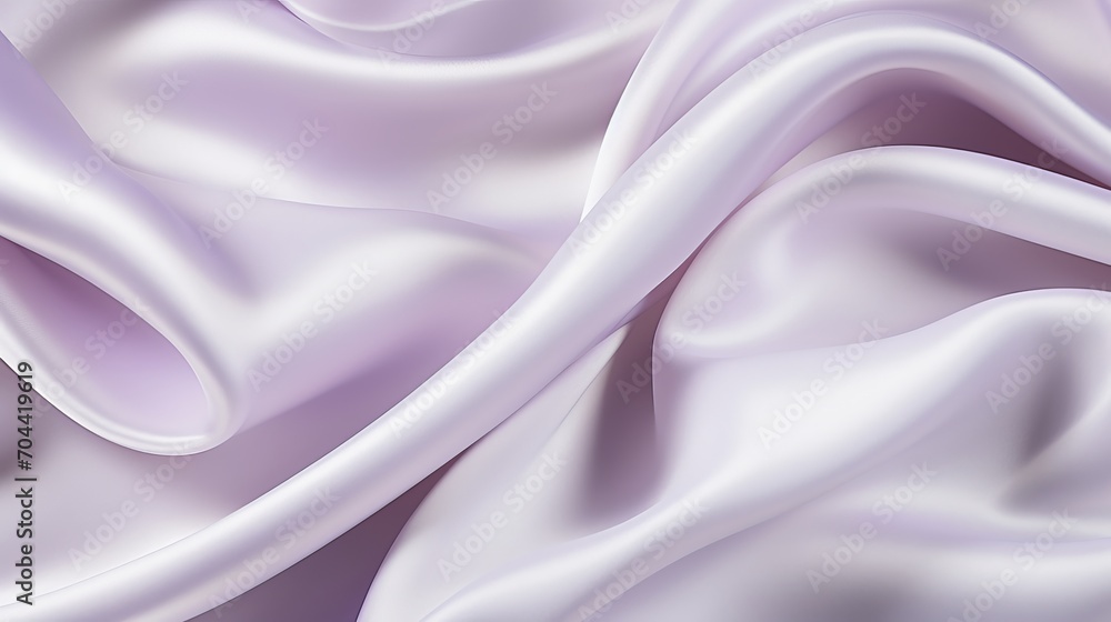 Obraz premium Light pale tender lila white silk satin, copy space, 16:9