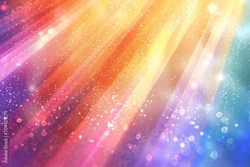 Glittering Prism Light Background with Spectacular Gradation of Light Entering from Left and Right, Ideal for Dynamic and Vibrant Vector Illustrations © Saran