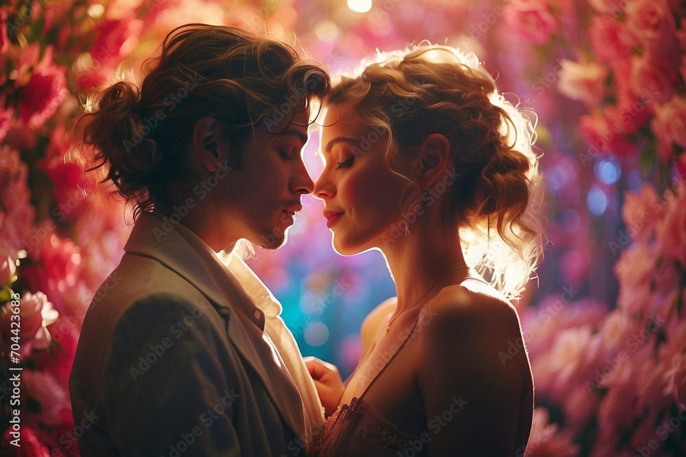 Unveiling Love: Forehead-to-Forehead Connection of a Beautiful Same-Sex Couple Unveiling Love: Forehead-to-Forehead Connection of a Beautiful Same-Sex Couple