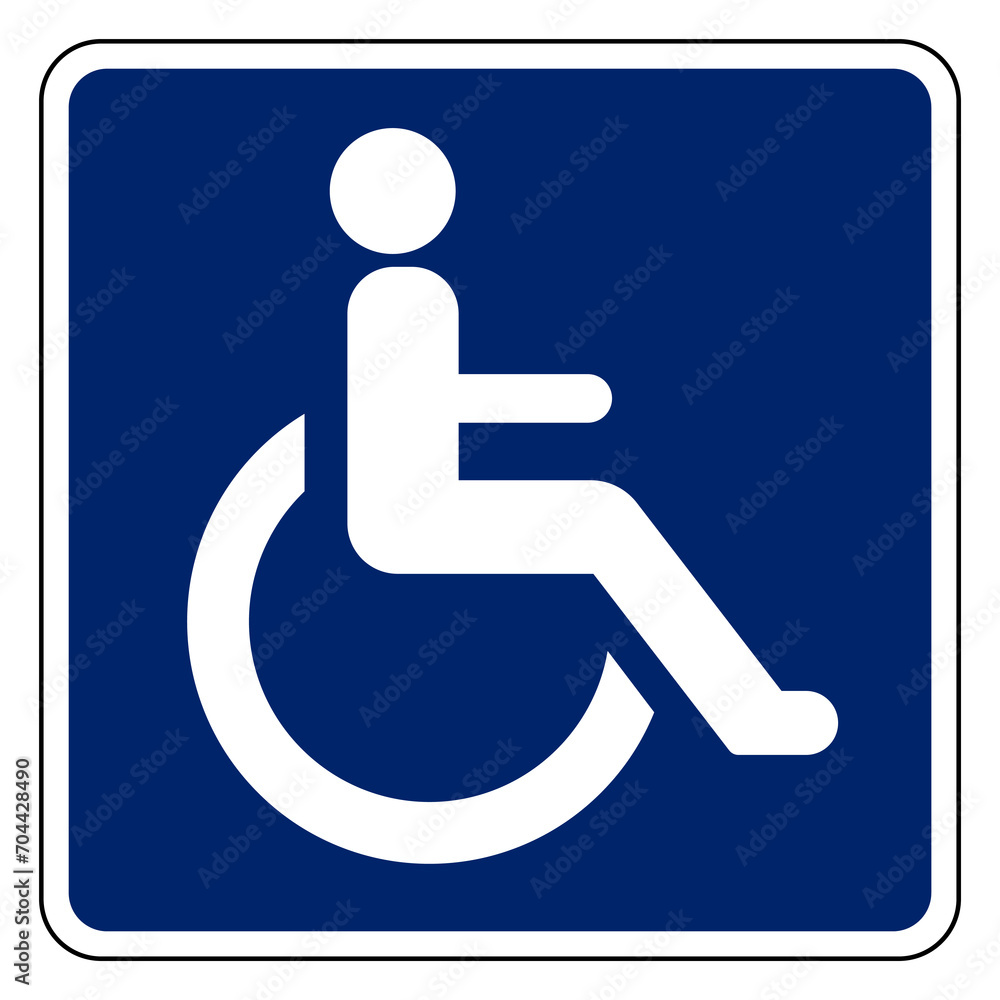 Accessible Symbol Sign,Vector Illustration, Isolated On White Background Label. EPS10 Accessible Symbol Sign,Vector Illustration, Isolated On White Background Label. EPS10