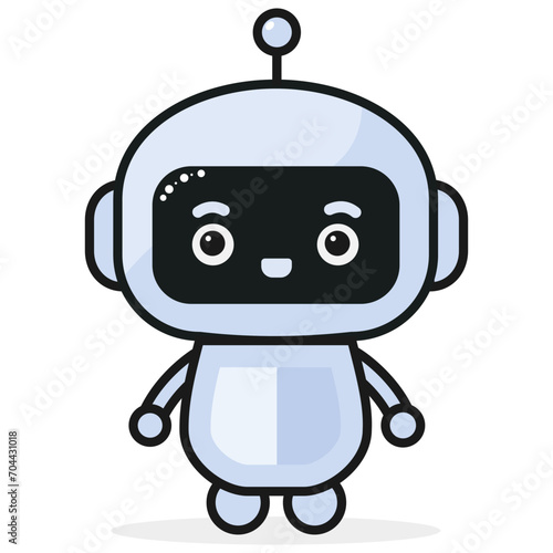 cartoon robot character
