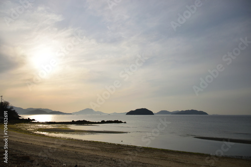 瀬戸内海の夕日 © LEPANNEAU