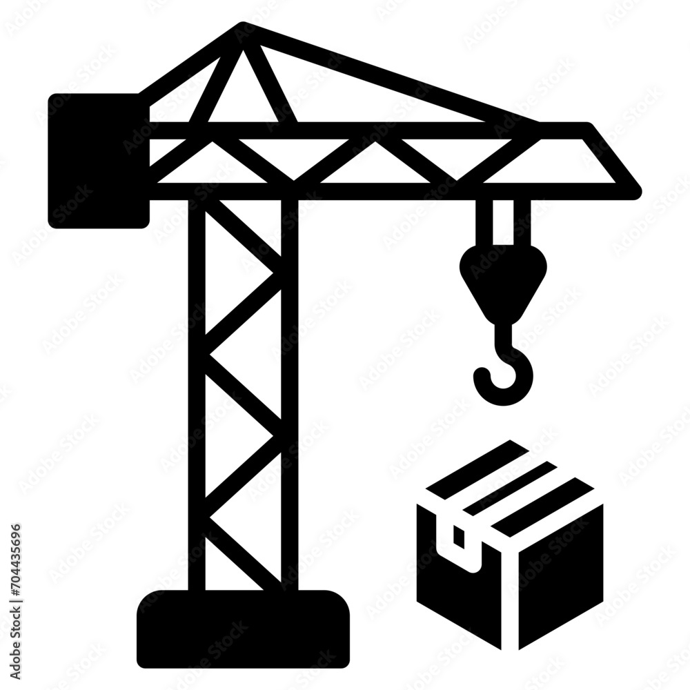 Crane Icon Element For Design Crane Icon Element For Design