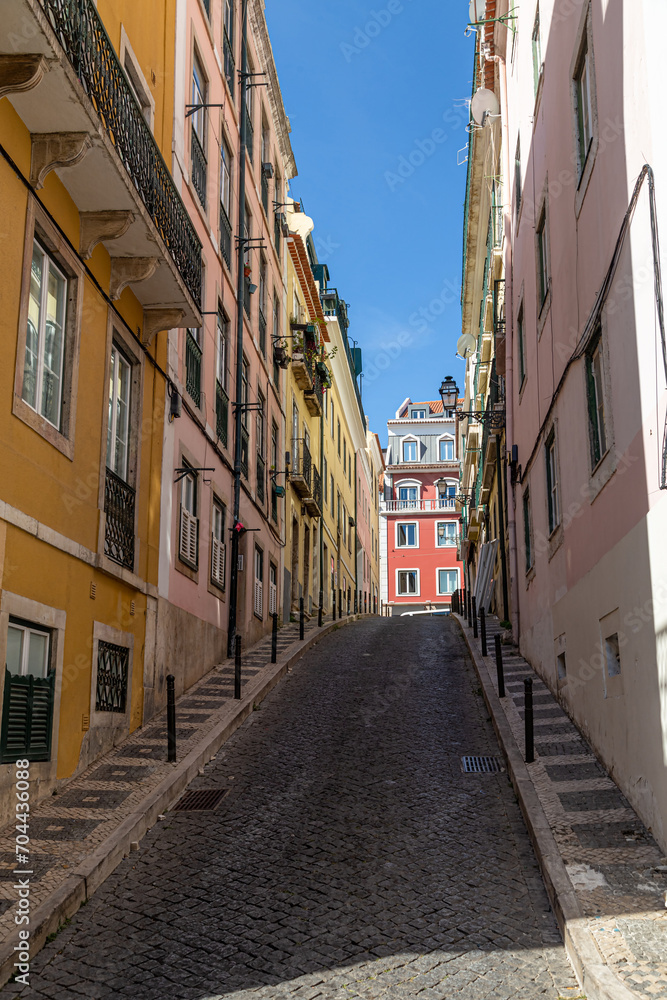 Lisbon. Portugal. Street of old town