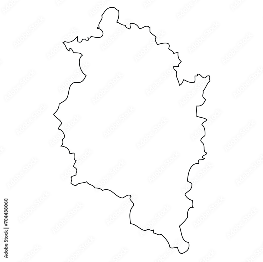Vorarlberg - map of the region of the country Austria