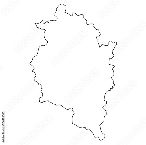 Vorarlberg - map of the region of the country Austria